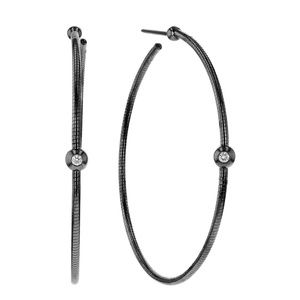 Pesavento DNA Spring Diamond Hoops